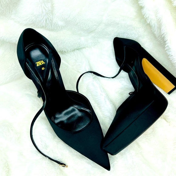 Brand New Zara Platform Heel.Size 40 - Picture 5 of 11